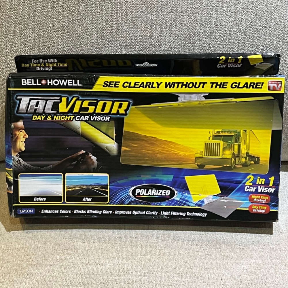 Bell & Howell Tac Visor Day & Night Car Visor